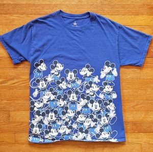 Mickey Mouse blue Disney Parks cotton short sleeve t-shirt medium crew neck M